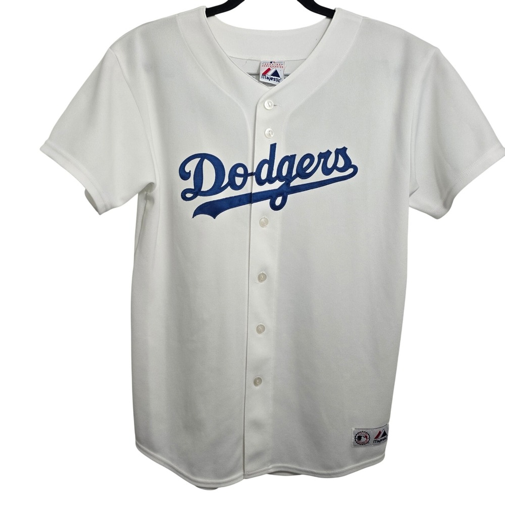 Majestic Los Angeles Dodgers‎ Nomar Garciaparra #5 Jersey Mens XL White YN401